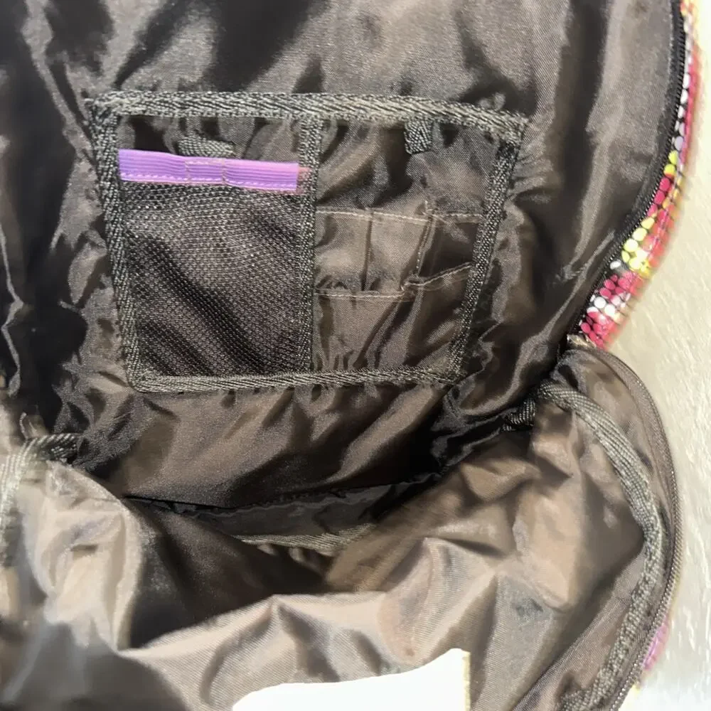 The Children's Place Backpack Floral Purple Multi Pockets Clean School Travel